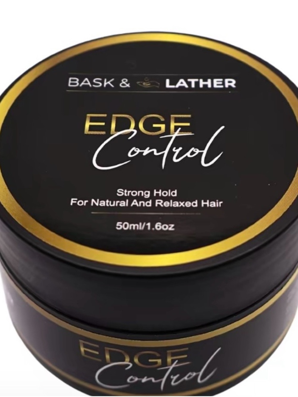 Edge Control Gel – Black & Gold 1.6 oz travel size